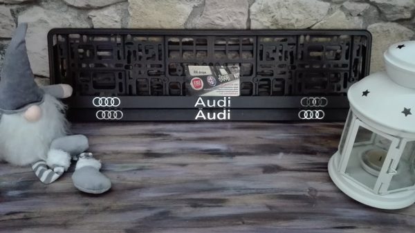 Audi rendszámtábla keret