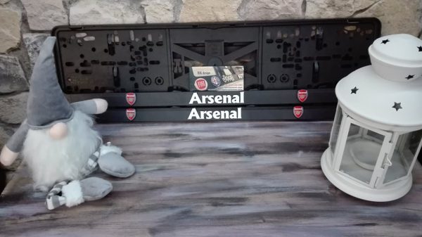 Arsenal rendszámtábla keret