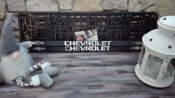 Chevrolet rendszámtábla tartó