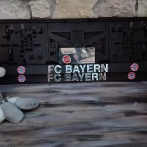 Bayern München rendszámtábla keret