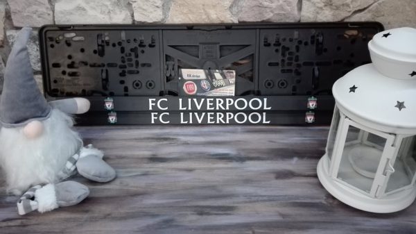 FC Liverpool rendszámtábla keret