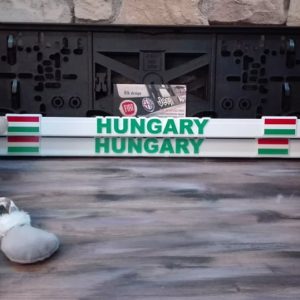 Hungary rendszámtábla keret
