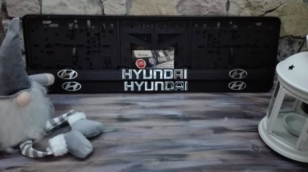 Hyundai rendszámtábla tartó