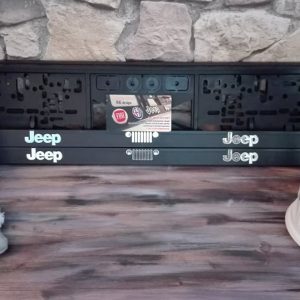 Jeep rendszámtábla tartó