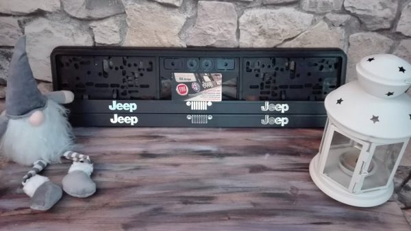 Jeep rendszámtábla tartó