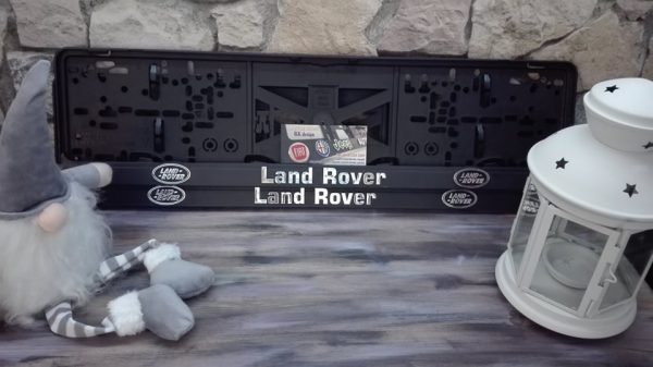 Land Rover rendszámtábla keret