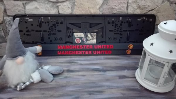 Manchester united rendszámtábla keret