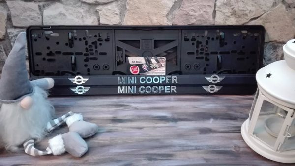 Mini Cooper rendszámtábla keret