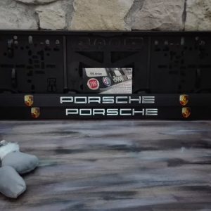 Porsche rendszámtábla keret