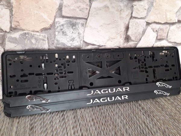 Jaguar rendszámtábla tartó