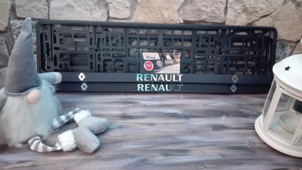 Renault rendszámtábla tartó