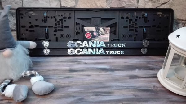 Scania rendszámtábla keret