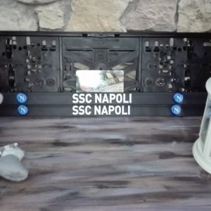SSC Napoli rendszámtábla keret