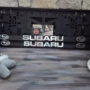 Subaru rendszámtábla keret