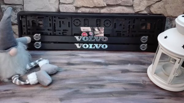 Volvo rendszámtábla tartó