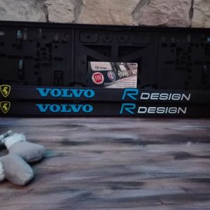 Volvo R-design rendszámtábla tartó